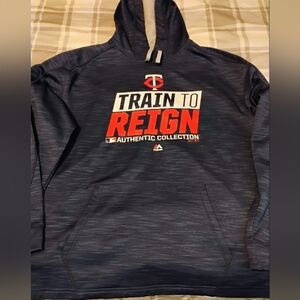 MLB Minnesota Twins Men'sHooded Sweatshirt new XXL